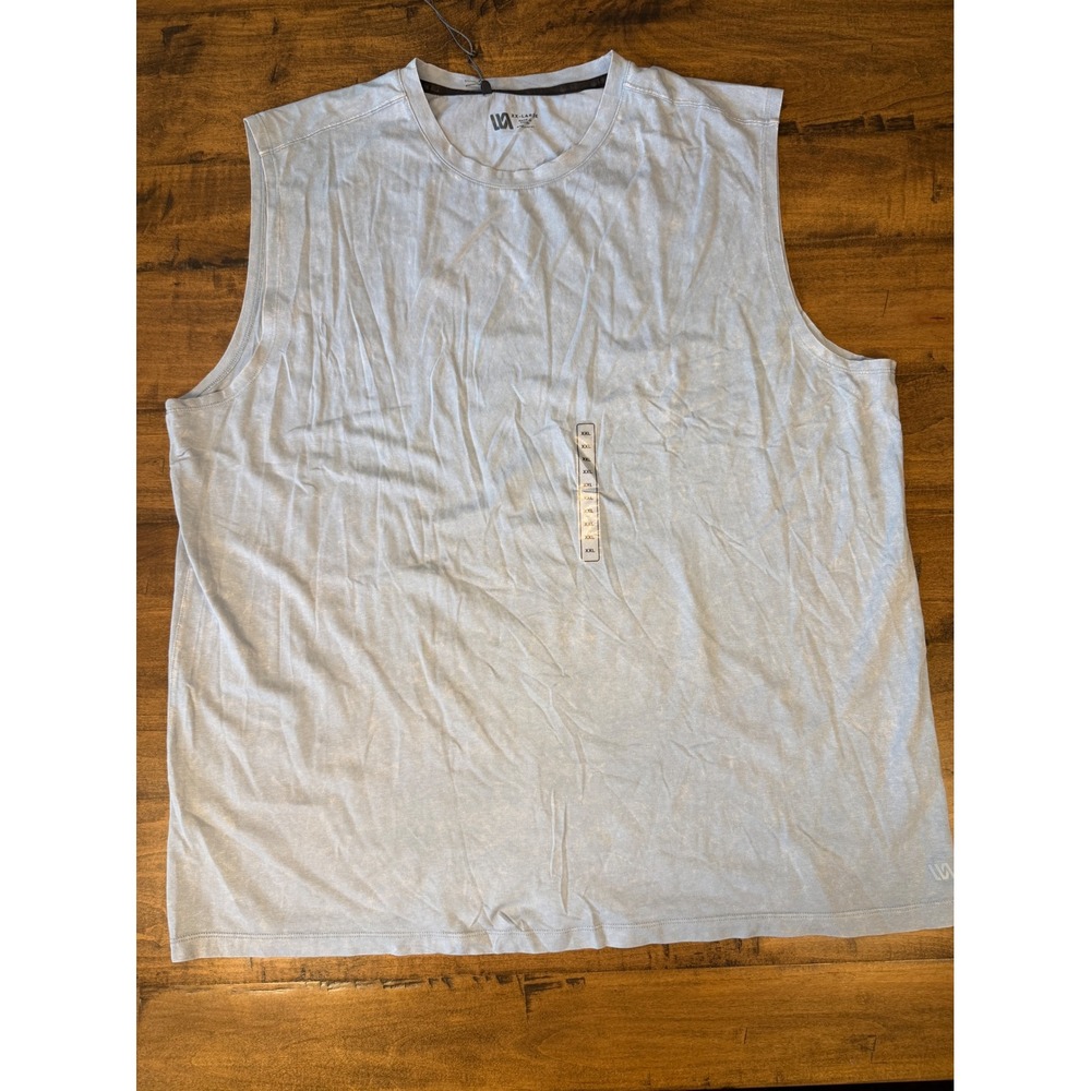 VRST Mens Muscle Tank Top Light Blue Sleeveless Gym Shirt XXL NWT
